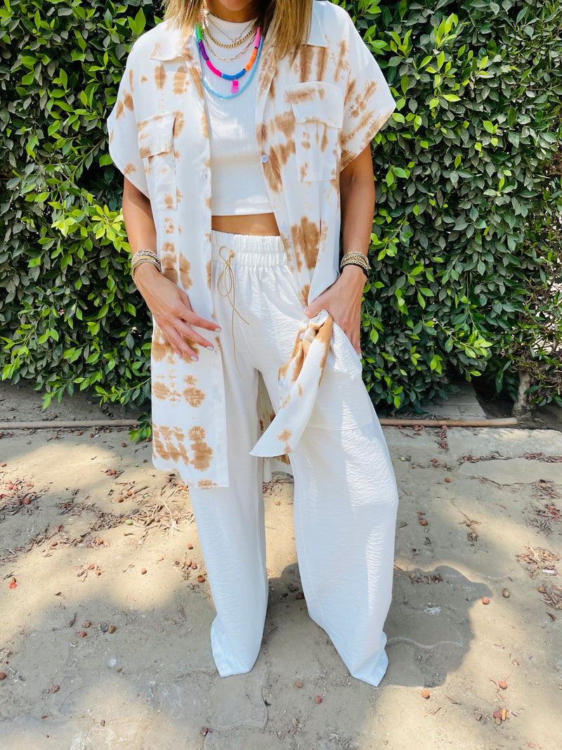 Sandy Longline Shirt Tie Dye Set