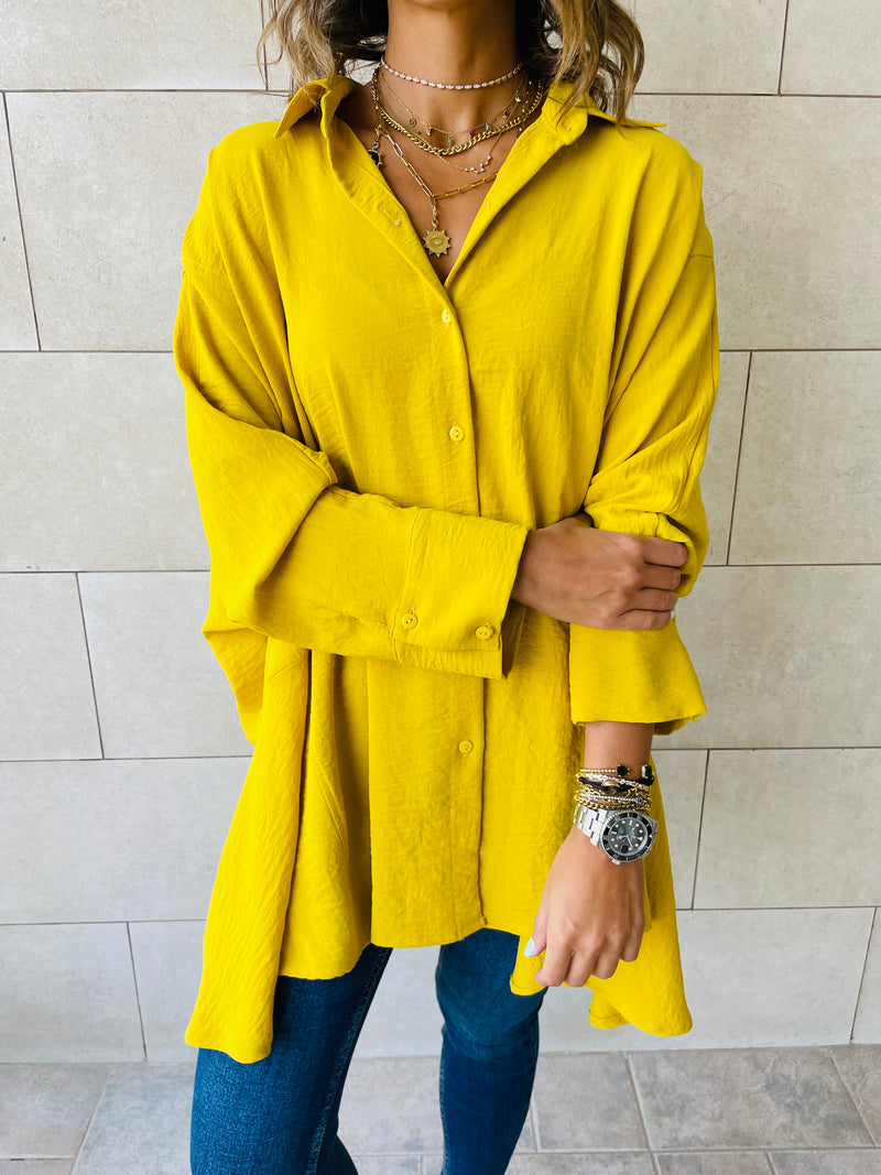 Mustard Fall Layering Shirt