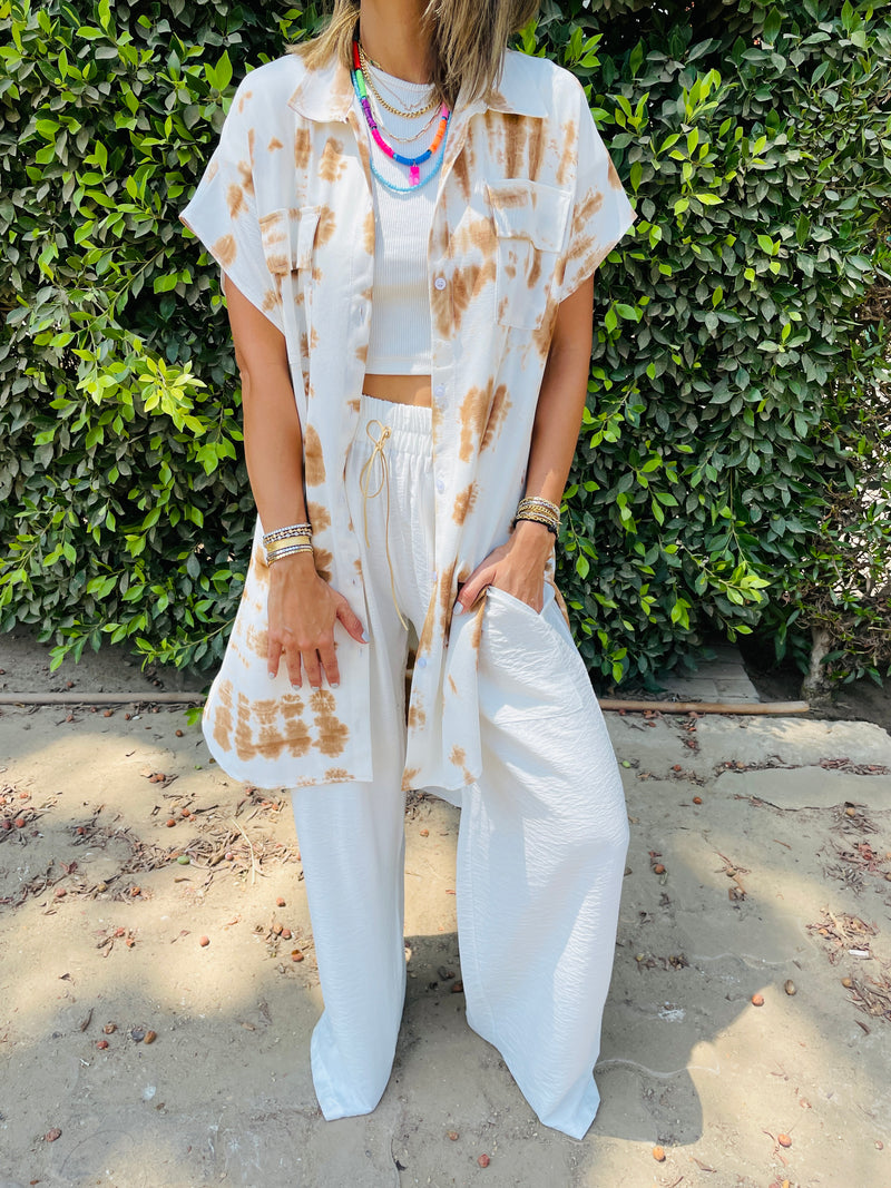 Sandy Longline Shirt Tie Dye Set