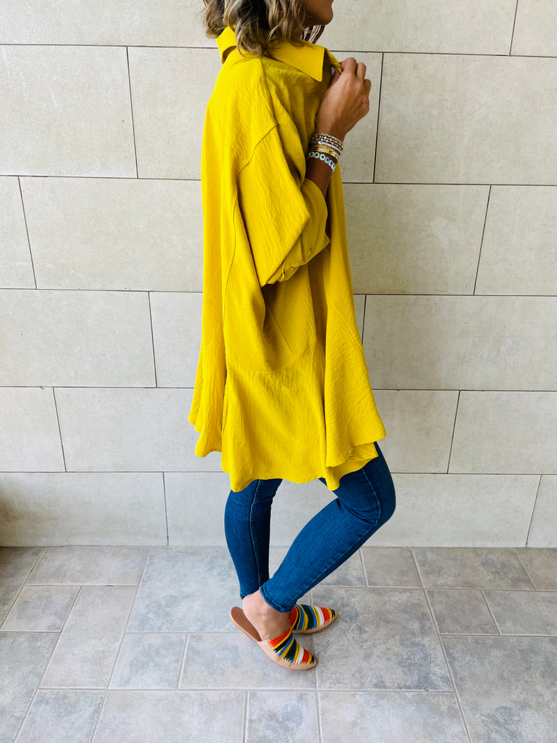 Mustard Fall Layering Shirt