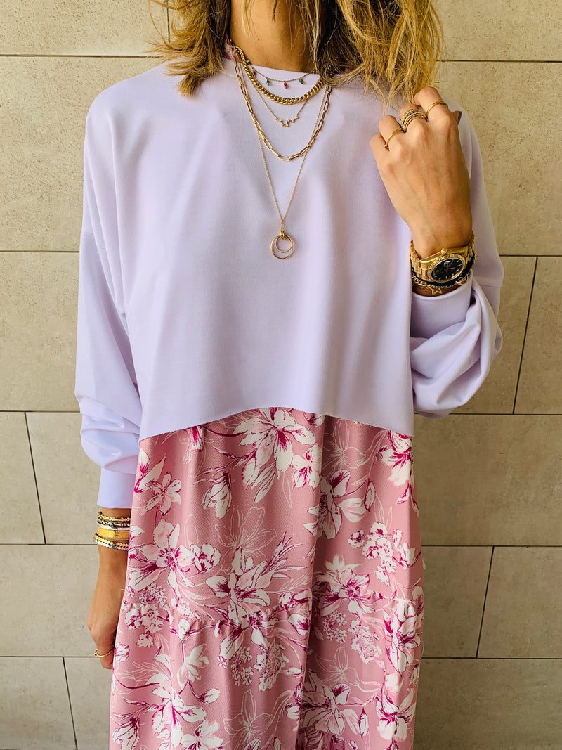 Blush Floral Dress Set