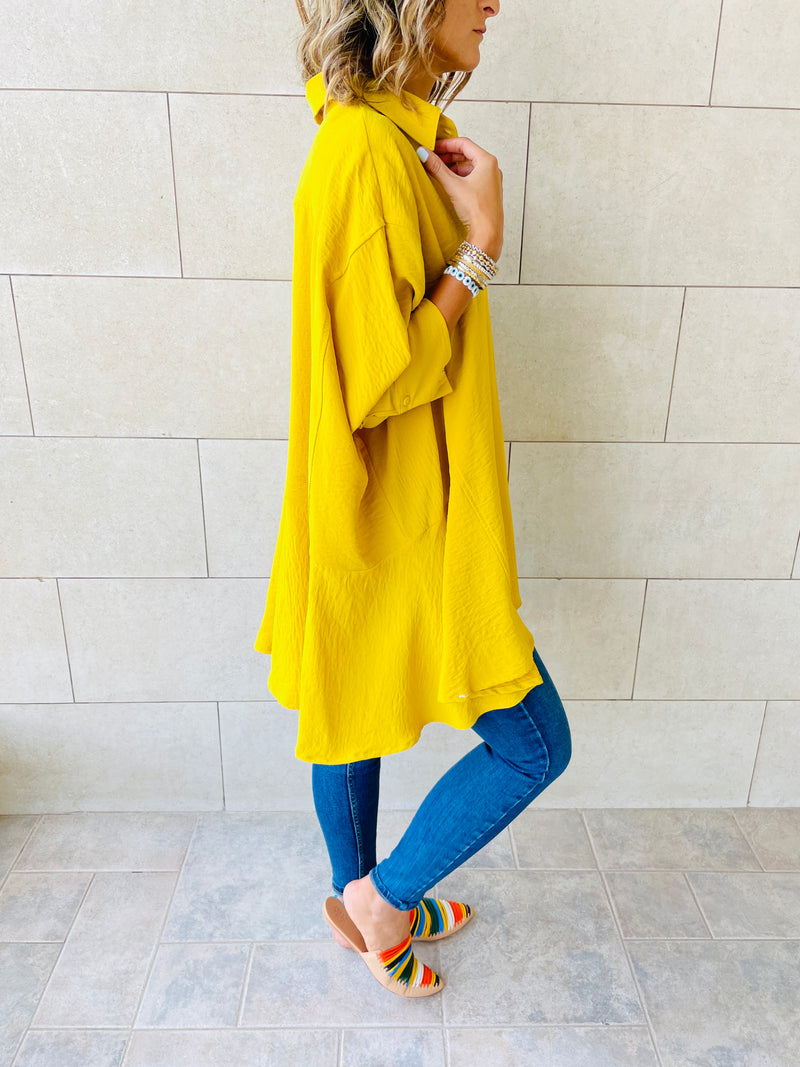 Mustard Fall Layering Shirt