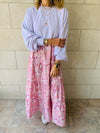 Blush Floral Dress Set
