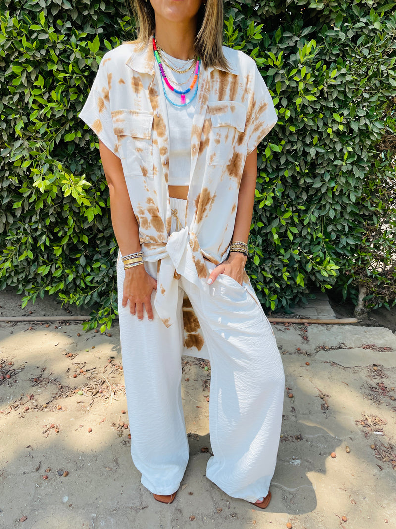 Sandy Longline Shirt Tie Dye Set