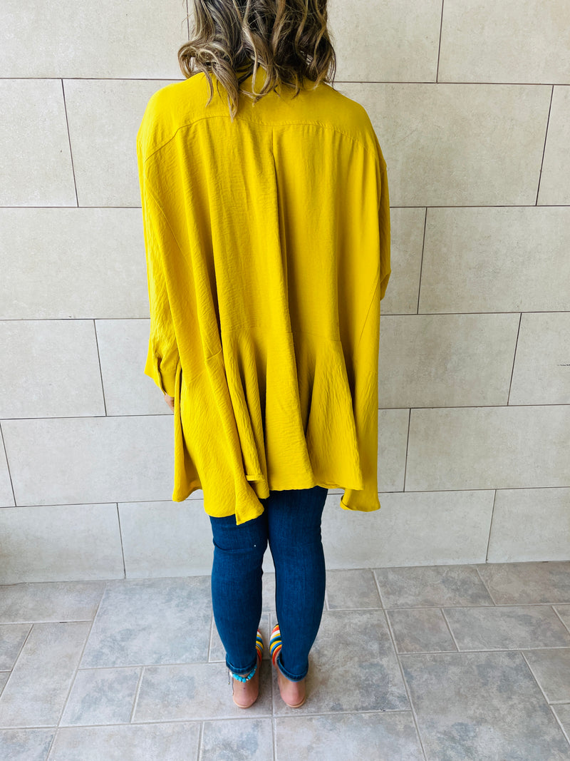 Mustard Fall Layering Shirt