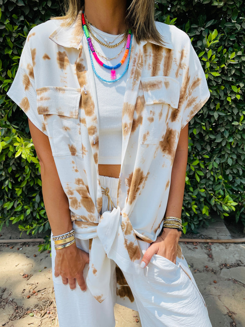 Sandy Longline Shirt Tie Dye Set