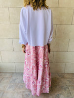Blush Floral Dress Set
