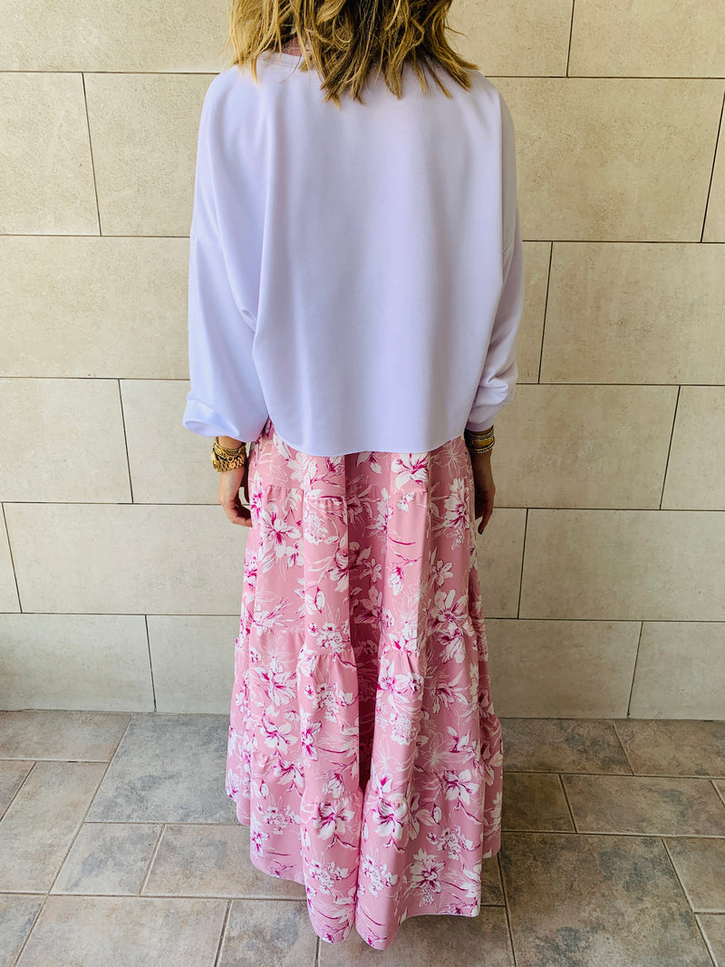 Blush Floral Dress Set