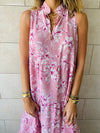 Blush Floral Dress Set