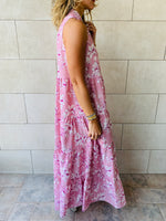 Blush Floral Dress Set