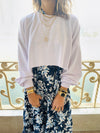 Blue Floral Dress Set