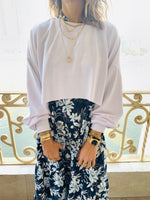 Blue Floral Dress Set
