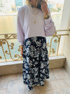 Blue Floral Dress Set