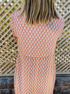 Orange Shimmery Thread Accent Kimono