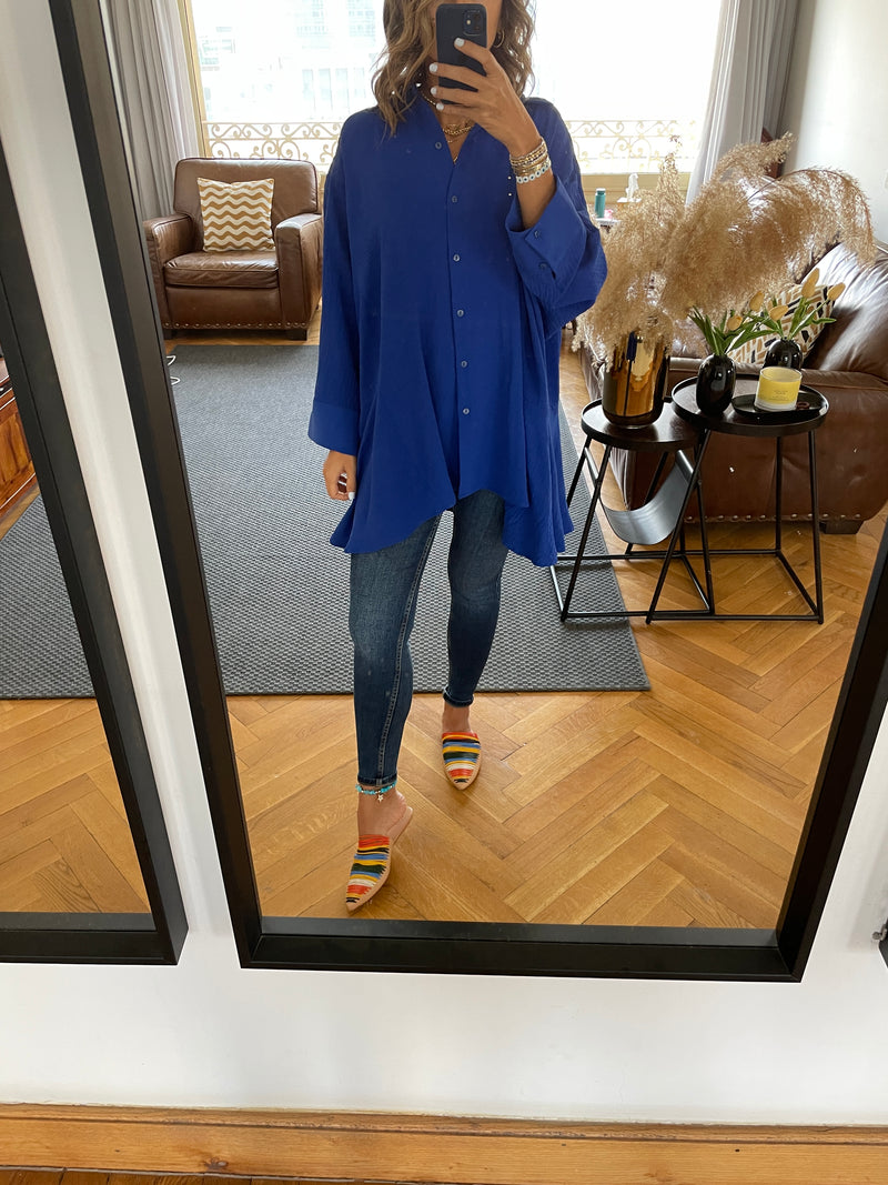 Blue Fall Layering Shirt