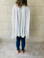 White Fall Layering Shirt