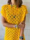 Yellow Crochet Beach Top