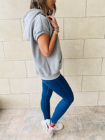 Grey Short Sleeve Sweatshirt