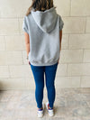Grey Short Sleeve Sweatshirt