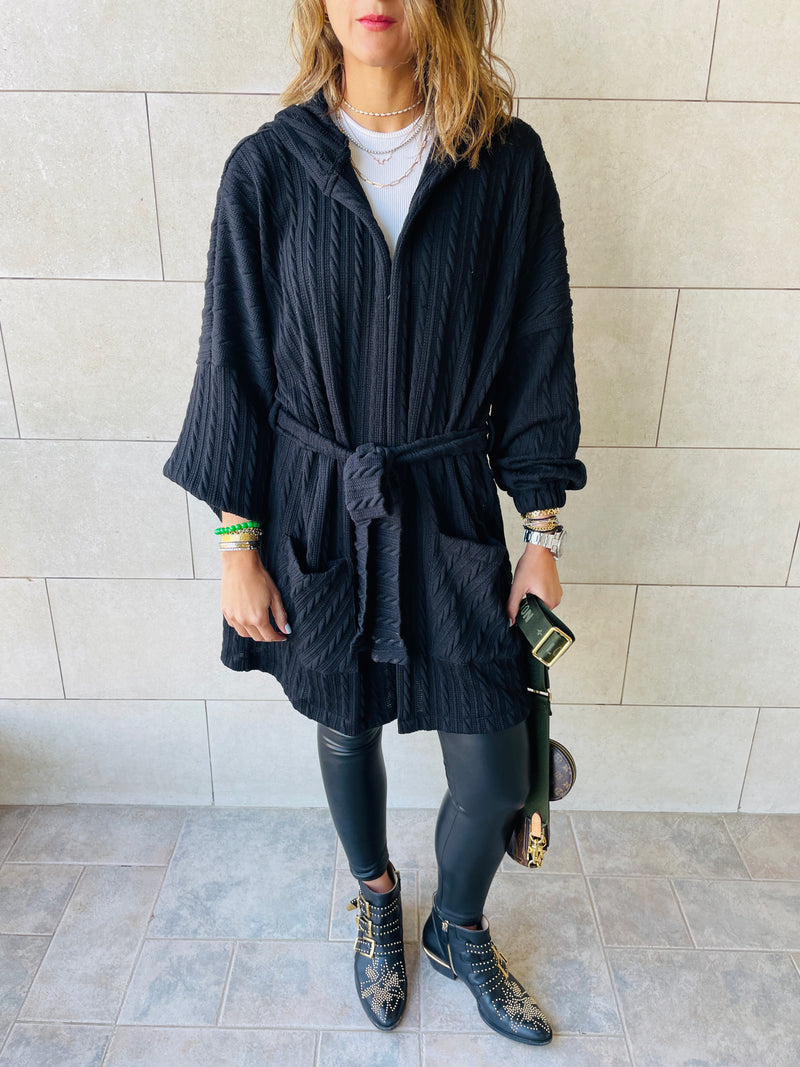 Black Robe Cardigan