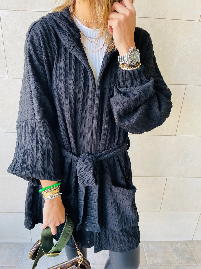 Black Robe Cardigan