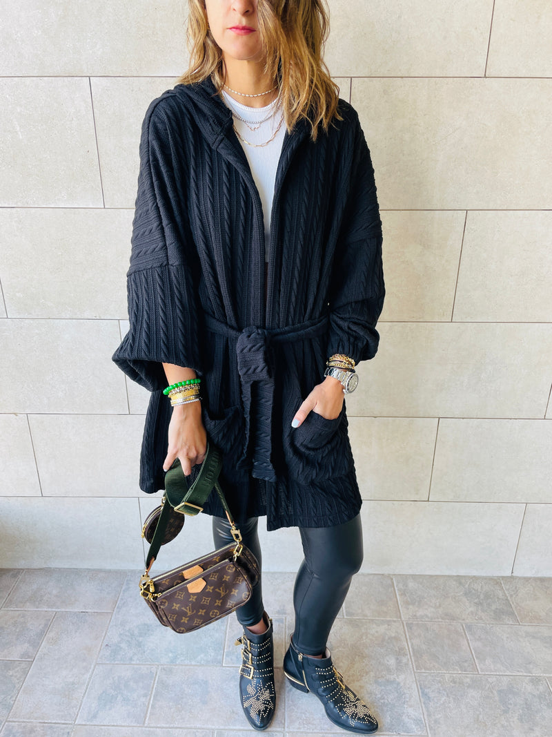 Black Robe Cardigan