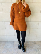 Rust Ballet Longline Pullover