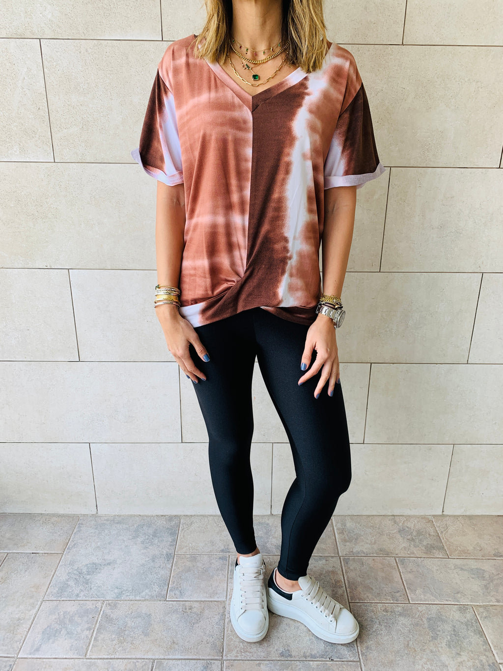 Earth Tones Tie Dye T-Shirt