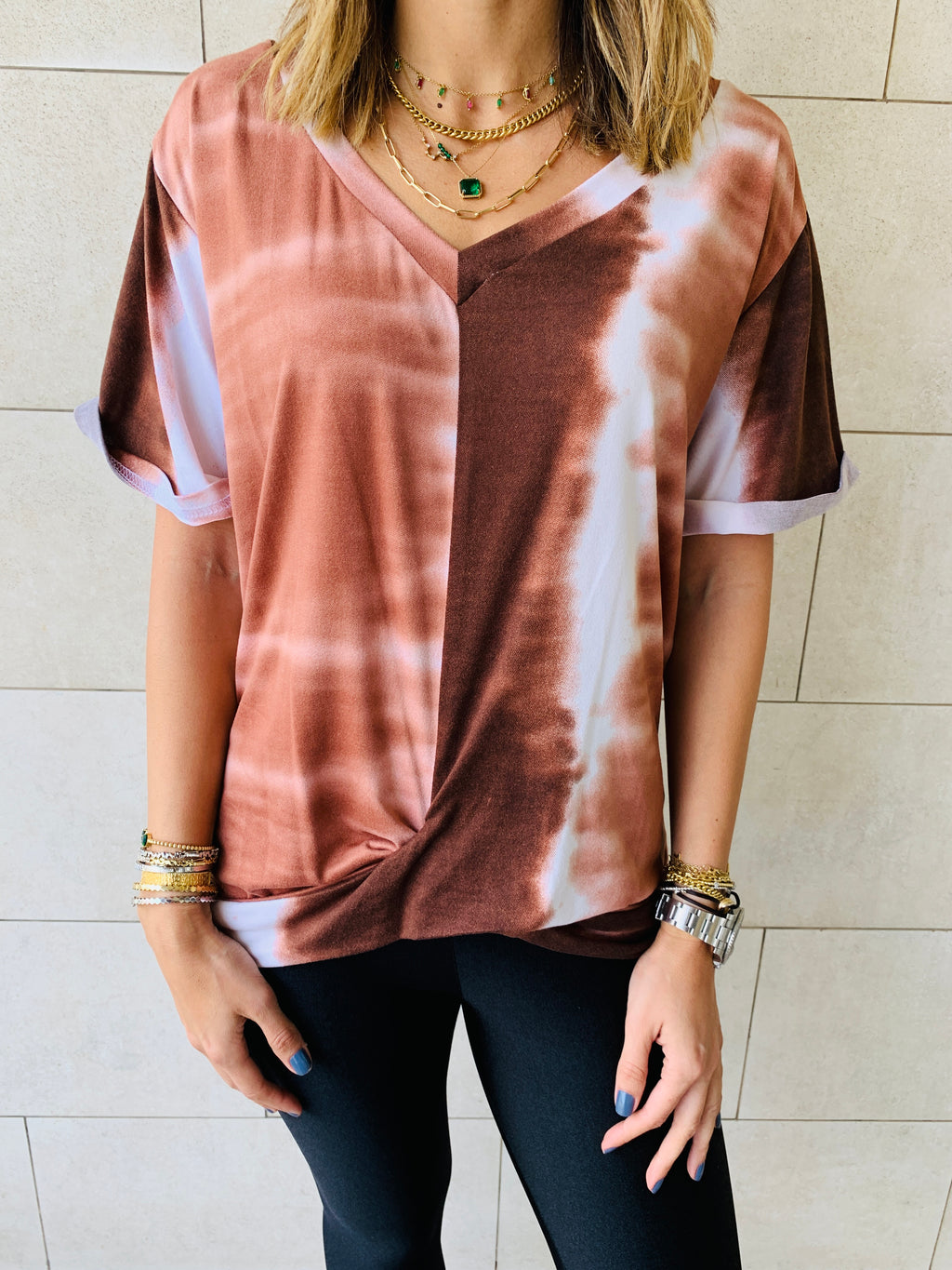 Earth Tones Tie Dye T-Shirt