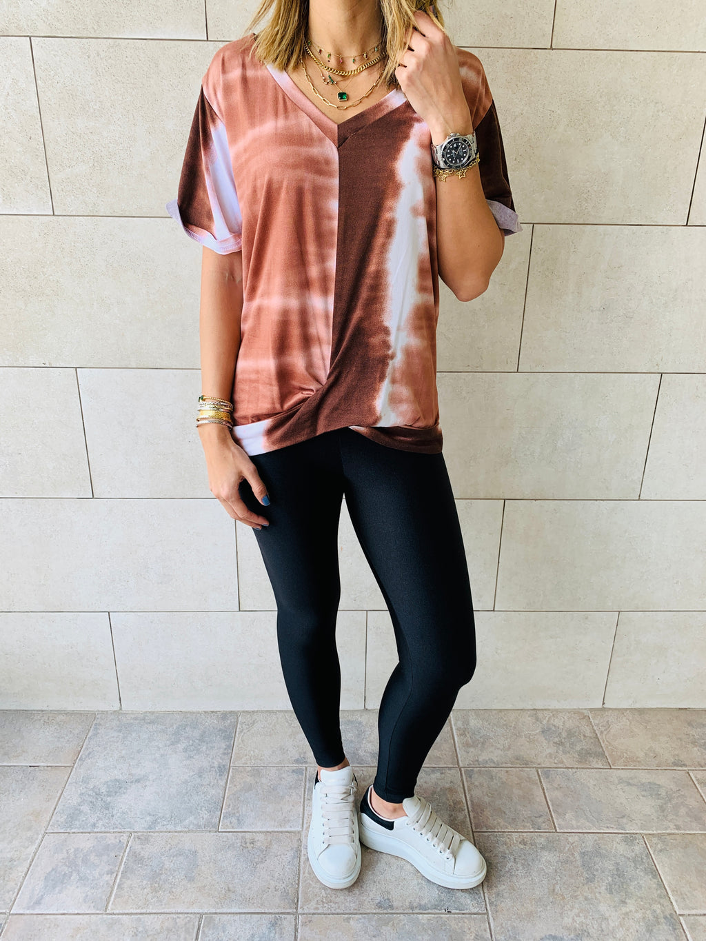 Earth Tones Tie Dye T-Shirt