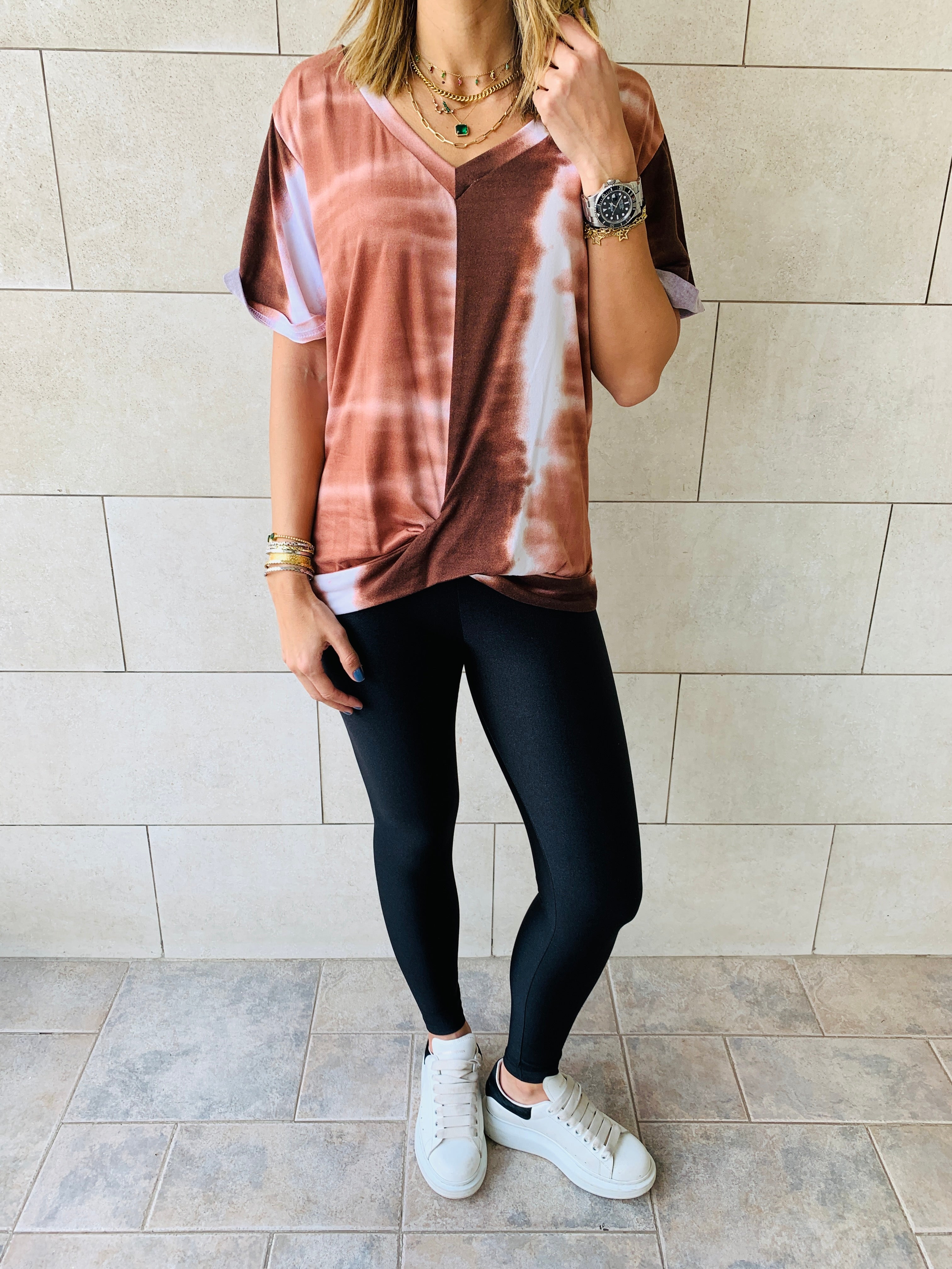 Earth Tones Tie Dye T-Shirt