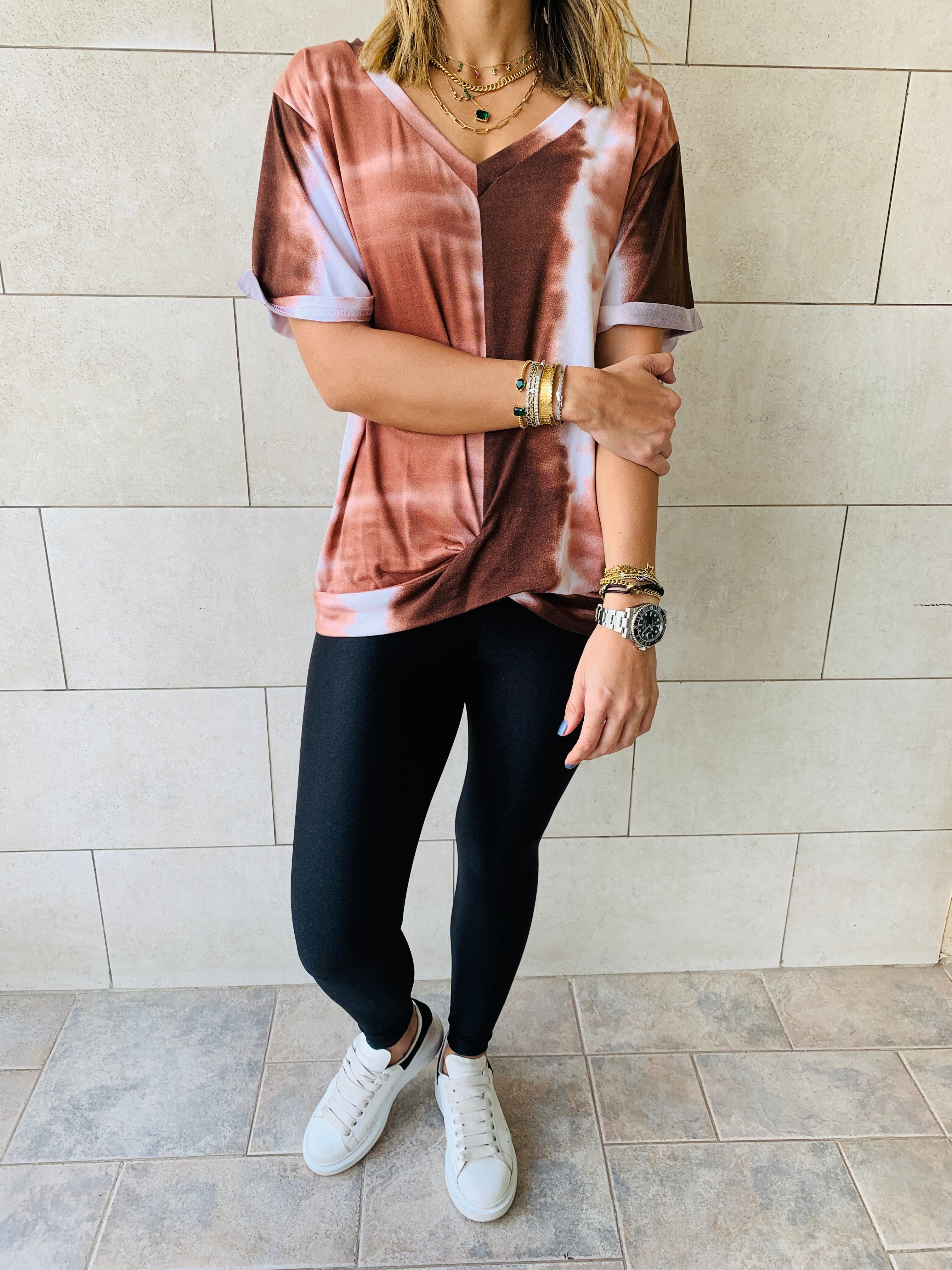 Earth Tones Tie Dye T-Shirt