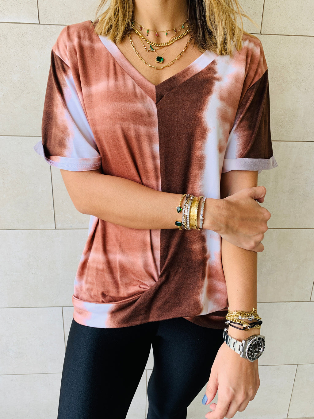 Earth Tones Tie Dye T-Shirt