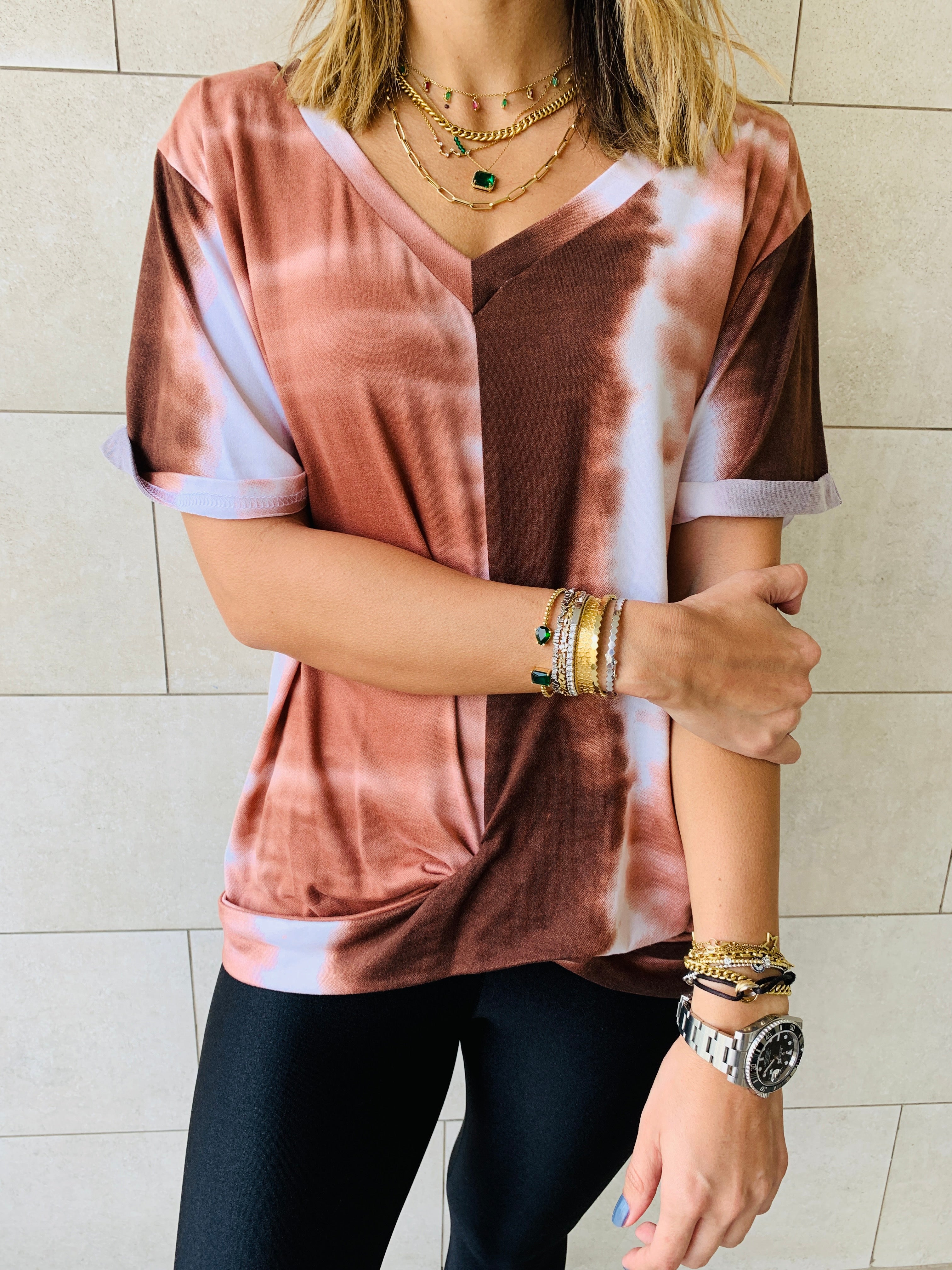 Earth Tones Tie Dye T-Shirt