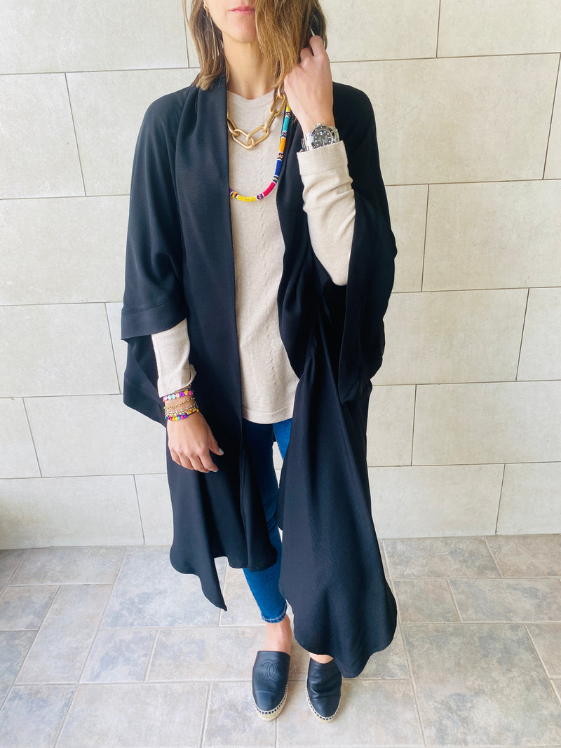 Black Waterfall Kimono