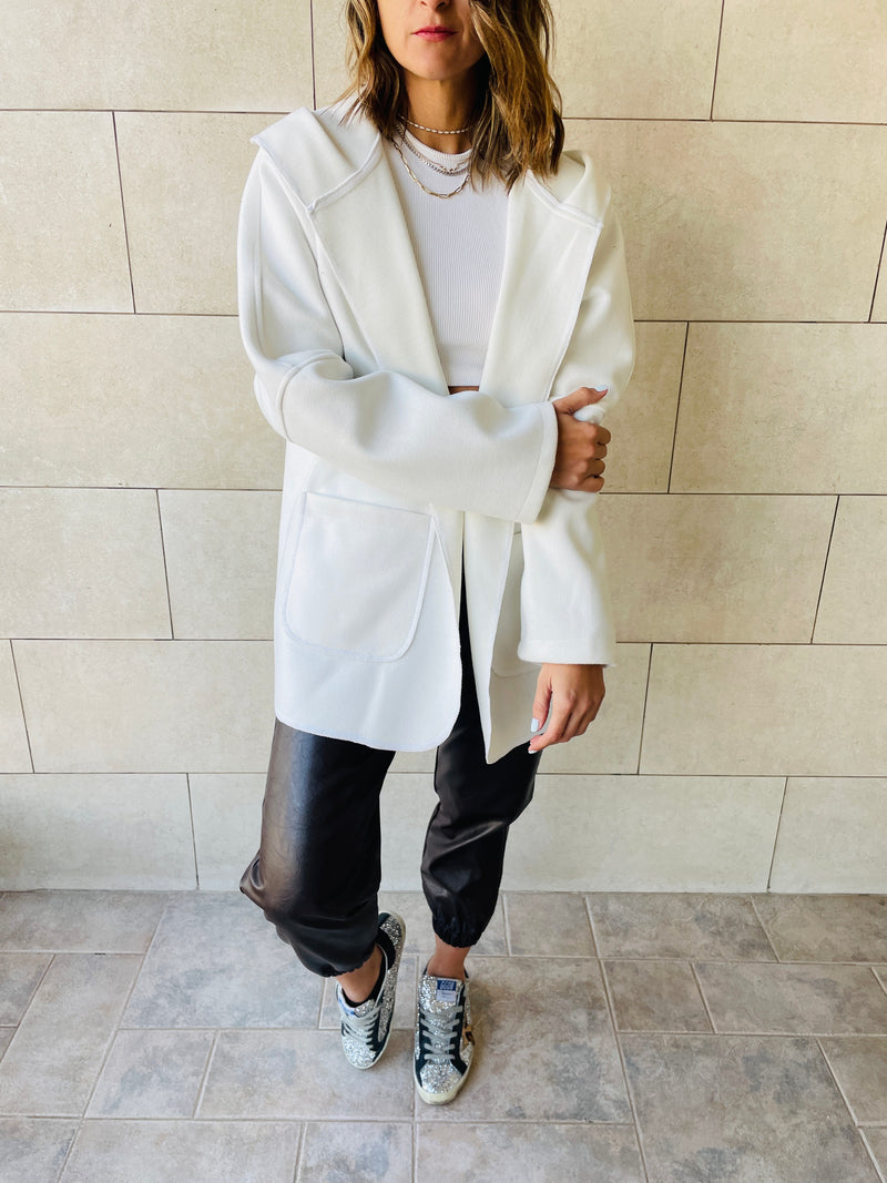 White Warm Me Up Jacket