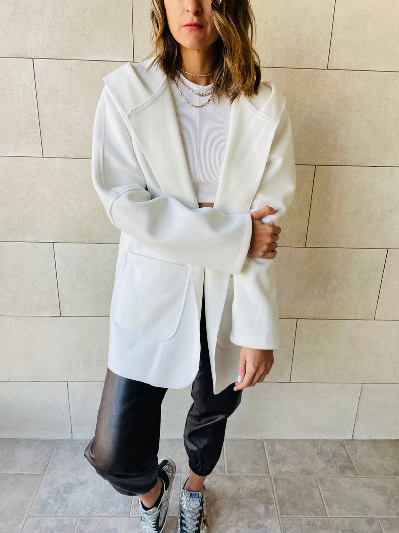 White Warm Me Up Jacket