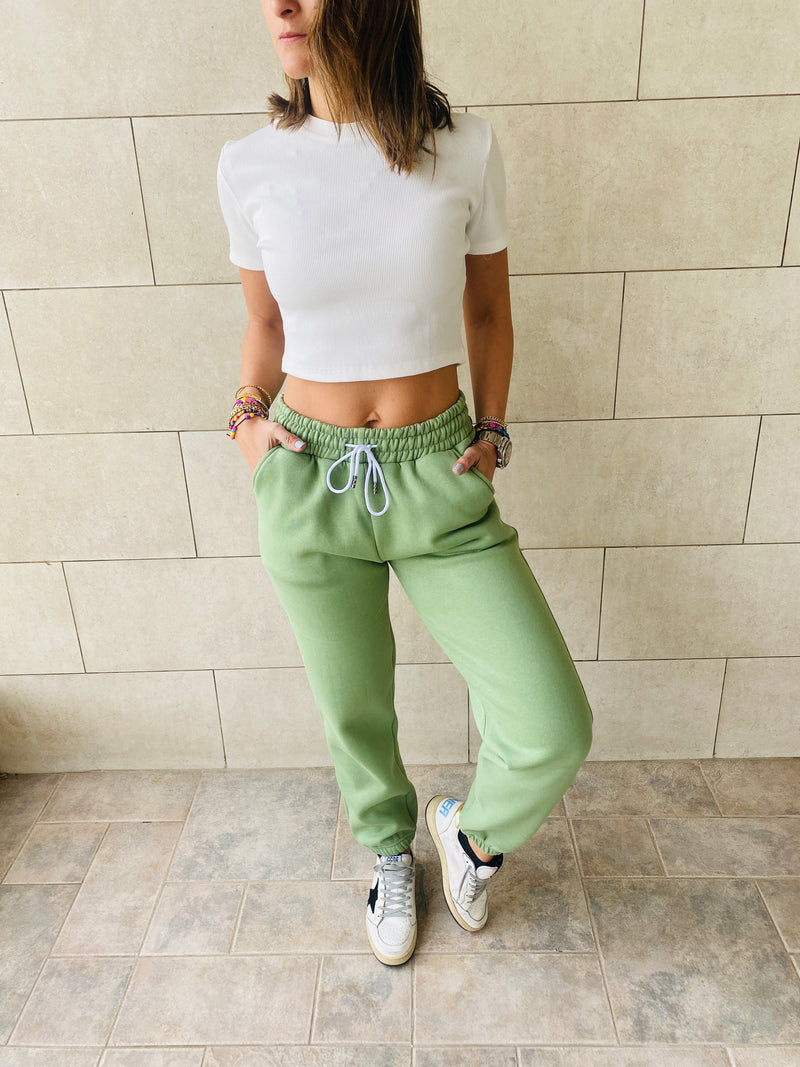 Apple Green Essential Sweat Pants
