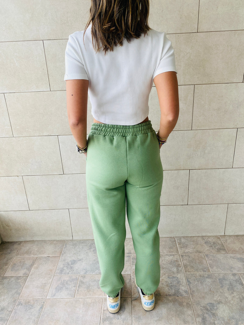 Apple Green Essential Sweat Pants