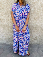 Purple Mosaic Dress