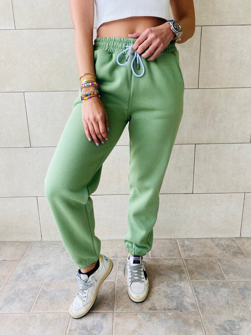 Apple Green Essential Sweat Pants
