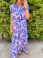Purple Mosaic Dress