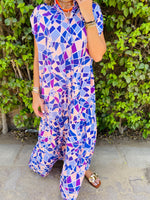 Purple Mosaic Dress