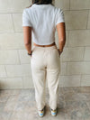 Beige Essential Sweat Pants