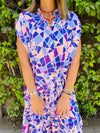 Purple Mosaic Dress