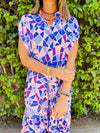 Purple Mosaic Dress