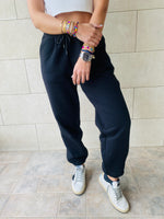 Black Essential Sweat Pants