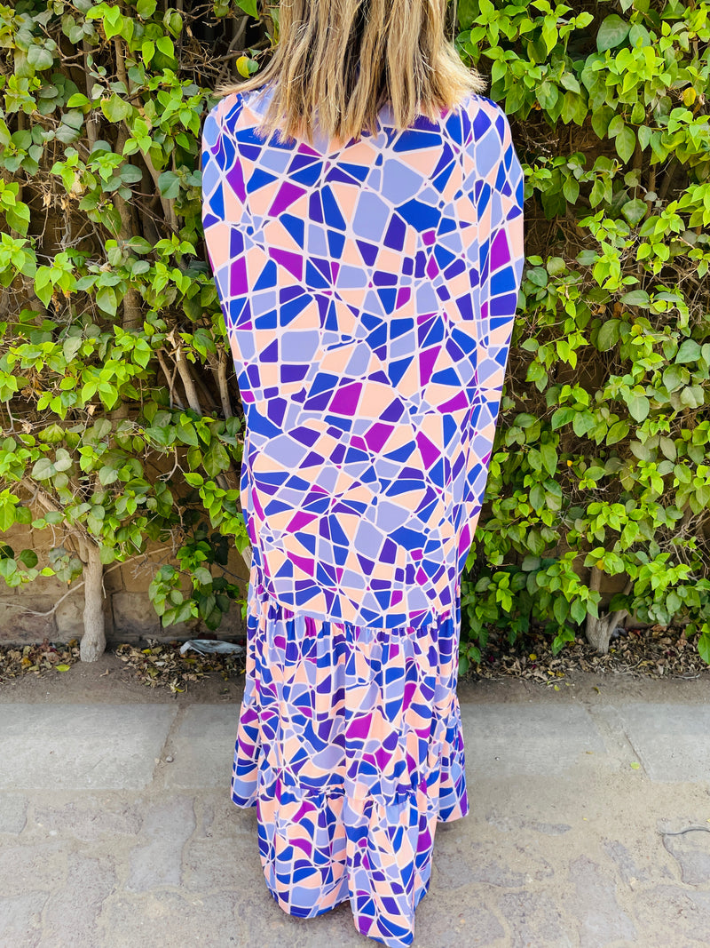 Purple Mosaic Dress