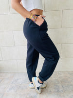 Black Essential Sweat Pants