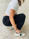 Black Essential Sweat Pants